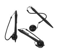 Vaguelly 3 Pcs Resistive Touchscreen Pens with Hard Tip for Drawing and Marking, Includes Spring Rope and Base, Compatible with Resistive Screen Devices and Phones, for Studying
