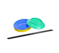 Vaguelly 3 Set Juggling Turntable Stress for Fashion Plates Magician Props Rotating Plates Stage Props