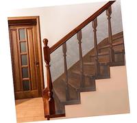 Vaguelly 3 Sets Banister Safety Barrier Indoor Outdoor Protective Mesh for Stair Railing