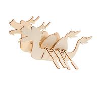 Vaguelly 3 Sets DIY Dragon Boat Puzzle Kits for Wooden Self-assembly Small Boats Craft Educational Hand-eye Coordination Gift for Teens