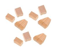 Vaguelly 3 Sets Violin Bow Replacement Wooden Cork Plugs Wedges, Balanced Instrument Bow Frog Repair Parts for Stringed Violin and Cello, Musical Instrument Accessories for Orchestral Use