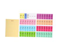 Vaguelly 3 Sheets Colorful Transparent Piano Keyboard Stickers Removable Note Labels for Beginners Easy to Apply Electronic Organ Key Guides for Interactive Music Learning and Practice