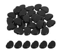 Vaguelly 30pcs Black Plastic Guitar Tuning Peg Buttons for Acoustic Electric Bass Guitars Precision Classical Locking String Machine Heads for Easy Installation and Accurate Pitch Control