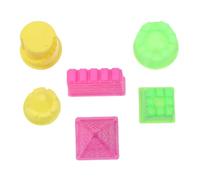 Vaguelly 30pcs Castle Building Mold Set Portable Sand for Lightweight Beach Sand Moulds Kit with Multiple Shapes Enhances Creativity and Color Cognition for Indoor Outdoor Play Random Color