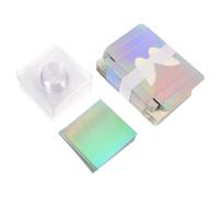 Vaguelly 30pcs Portable Square Eyelash Storage Boxes Design Lightweight Eyelash Packaging Case for Keeping Faux Lashes Clean and Secure
