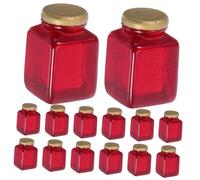 Vaguelly 30PCS Scale Dollhouse Miniatures Resin Jam Jars with Lids Realistic Food Shaped Figurines for Tiny Kitchen Decor Lightweight Foods for Dollhouse Collections and Photography