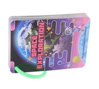 Vaguelly 34pcs Educational Space Planet Learning Cards for Interactive Enlightenment Flash Cards for Cognitive Development Bonding and Reusable Cognitive