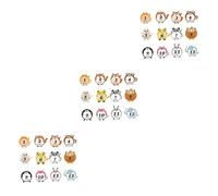 Vaguelly 36 Pcs Animal Wall Stickers Panda 12 Month Decals Infant Signs