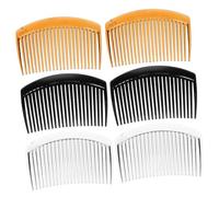 Vaguelly 36 Pcs Hair Side Combs for Styling Plastic French Twist Clips with Strong Hold Multi-color Wedding Hair Accessories for Brides and Women