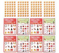 Vaguelly 37Pcs Bingo Game Cards for Players Game Cards for Birthdays Banquets and Premium Quality Easy to Play Designs