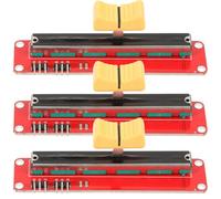 Vaguelly 3Pcs 10K Sliding Potentiometer Module Compact Linear Slide Potentiometers with Dual Analog Output for Electronic Projects and Microcontroller Platforms