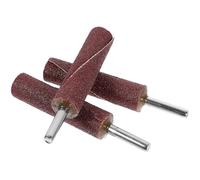 Vaguelly 3pcs 6mm Shank Sanding Drum Kit for Drill Rotary Tool, Cylinder Sandpaper Grinding Heads with Polishing Buffing Sticks for Drill Press and Porting Applications