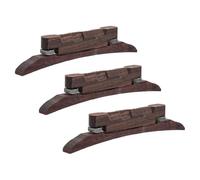 Vaguelly 3pcs Adjustable Mandolin Bridge Wood Saddle Replacement for Mandolin String Height Musical Instrument Repair Parts