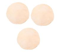 Vaguelly 3pcs African Doumbek Drum Skin Replacement Genuine Goat Skin Drum for Percussion Instruments Round Easy to Install Natural Air-dried Elastic Texture