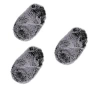 Vaguelly 3pcs Artificial Microphone Windshield Cover Compatible for Rode Videomic Pro Microphone Windscreen for Outdoor Recording