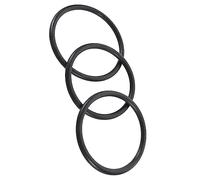 Vaguelly 3pcs Black Rubber Bowl Rings for Crystal Singing Bowls Lightweight and Easy to Replace Cushion Mats for Buddhist Ritual Instruments for Music Lovers