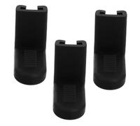 Vaguelly 3pcs Black Rubber Snare Drum Hanger Hooks Anti-slip Replacement Claw Hooks Drum Set Accessories for Snare Support and Mounting