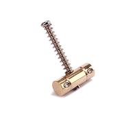 Vaguelly 3pcs Brass Guitar Bridge Saddle Set Compensated Saddle for Acoustic Guitar Vintage Style Fit for Telecaster