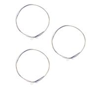 Vaguelly 3pcs Chinese Lute Strings Replacement Set Steel Wire Pipa String Accessories for Practice and Performance Professional Folk Instrument for Musicians