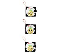 Vaguelly 3pcs Cloth Book for Toddlers High Contrast Early Learning Toy Washable Stimulates Language Visual Awareness Engaging Sensory Play
