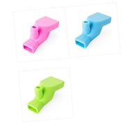 Vaguelly 3pcs Faucet Extender for Kids, Silicone Sink Handle Extension, Toddler Water Guide, Universal Fit, Green Blue Pink, Easy Hand-Washing Aid for Bathroom and Kitchen