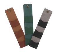 Vaguelly 3pcs Foldable PU Leather Guitar Pick Holder -up Plectrum Organizer Pouch with Compartments Portable Storage Case for Guitarists and Musicians The Go