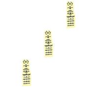 Vaguelly 3pcs Guitar Fretboard Inlay Stickers Carved Decals for Easy Application and Removal Suitable for Various Guitar Types Ceremony Style Design