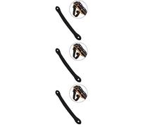 Vaguelly 3pcs Guitar Strap Button Hook Hanger for Electric Acoustic Guitar Wall Mount Holder for Home Studio Use Style