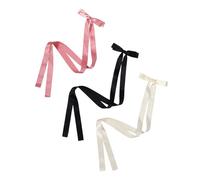 Vaguelly 3pcs Hair Bow Clips Satin Mini Bowknot Barrettes for Women Durable Hair Accessories for French Buns Nape Styles Firm Grip for Secure Hairstyles Modern Design