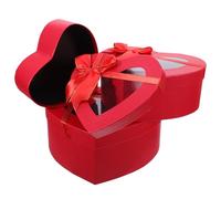 Vaguelly 3pcs Heart-shaped Box Valentine's Day Box and Candy Packaging for Party Decor