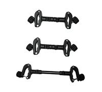 Vaguelly 3pcs Infant Stroller Connectors Lightweight Iron and Plastic Twin Pushchair Linkers for Outdoor Use, Sturdy Support for Families with Two Boys and Girls
