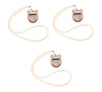 Vaguelly 3pcs Kalimba Thumb Piano Mini Finger Piano Music Instrument for Beginners Boys and Girls Adults Kalimba Instrument for Home Travel Party
