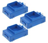 Vaguelly 3pcs Mechanics Plastic Trolley Educational Physics Teaching Tool Inclined Car Experimental Set for School Science Learning