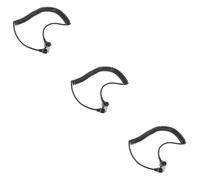 Vaguelly 3pcs Mic Cord Spring Coil Microphone Cable for Mc Durable Replacement Wire Plug and Play Design Compact Portable for Easy Use