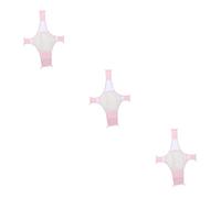 Vaguelly 3pcs Non-Slip Mesh Bath Seat Support Net for Newborn Boy Girl Travel Bath Bed for Use in Shower Tub