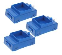 Vaguelly 3pcs Physics Mechanics Plastic Trolley Inclined Car Newton Experiment Tool for Boys and Girls Intelligence Development School Lab