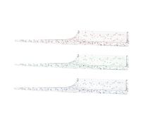 Vaguelly 3pcs Plastic Pointed Tail Combs for Women Detangling Comb Long Tail for Parting Braiding Hair Salon Hair Stylist Pick for Sectioning Styling