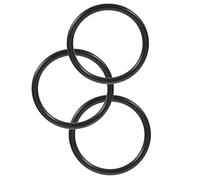 Vaguelly 3pcs Rubber Singing Bowl Cushion Ring for Crystal Singing Bowls Black for Artists and Meditation Use