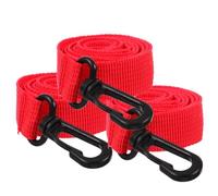Vaguelly 3pcs Safety Walking Rope with Handles Outdoor Lost Transition Leash for Bright Red Walking Assistant for Kindergarten and Street Crossing