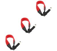 Vaguelly 3pcs Saxophone Neck Strap Adjustable High-elastic Cotton Shoulder Belt for Alto Sax Comfortable and Practical Versatile for Students and Musicians Red