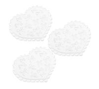 Vaguelly 3pcs Silicone Nail Art Bow Molds Reusable Nail Art Molds for Crafts DIY Decorative for Design