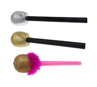 Vaguelly 3pcs Simulated Microphone Boys and Girls Karaoke Toy Pretend Play Mic Stage Decorations