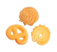Vaguelly 3pcs Simulation Cookie Model Creative Cookie Model for Christmas Photo Props Birthday Biscuits Decorations for Photo Shoots