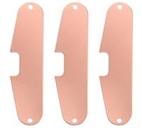 Vaguelly 3pcs Single Coil Pickups Guitar Base Plates, Electric Guitar Pickup Accessories, Metal Mounting Base Plates Strip for Studio, Practice