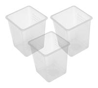 Vaguelly 3Pcs Snail Enclosures Tarantula Enclosures Practical Plastic Reptile Container for Corn Snakes and Small Animals