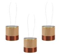 Vaguelly 3pcs Speaker Voice Coil Copper Wire 35.5x40x3.5mm 4ω Woofer Repair Coil Replacement for Home Audio and Music Events