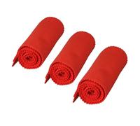 Vaguelly 3pcs Upright Piano Cover Full Cover Dustproof Protective Covering Keyboard For Digital Pianos 88 Keys Red