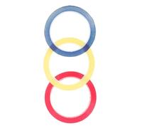 Vaguelly 3pcs Violin and Cello Fingerboard Tape Set with Phoneme Note Stickers, 3mm Red, Yellow, Music Learning Accessory for Beginner String Instrument Players