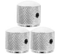 Vaguelly 3pcs Volume Control Knobs for Electric Guitar Bass Control Accessories Easy Installation Anti- Design Replacement Parts