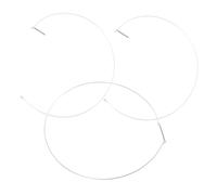 Vaguelly 3pcs Washing Machine Door Seal Clamp Replacement Spring Wire Retainer for Front Load Washers Durable Steel Gasket for Leak Prevention and Easy Installation